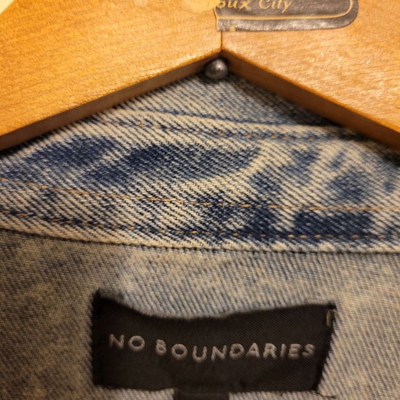 Nwt mens denim shacket snap button - Picture 4 of 15